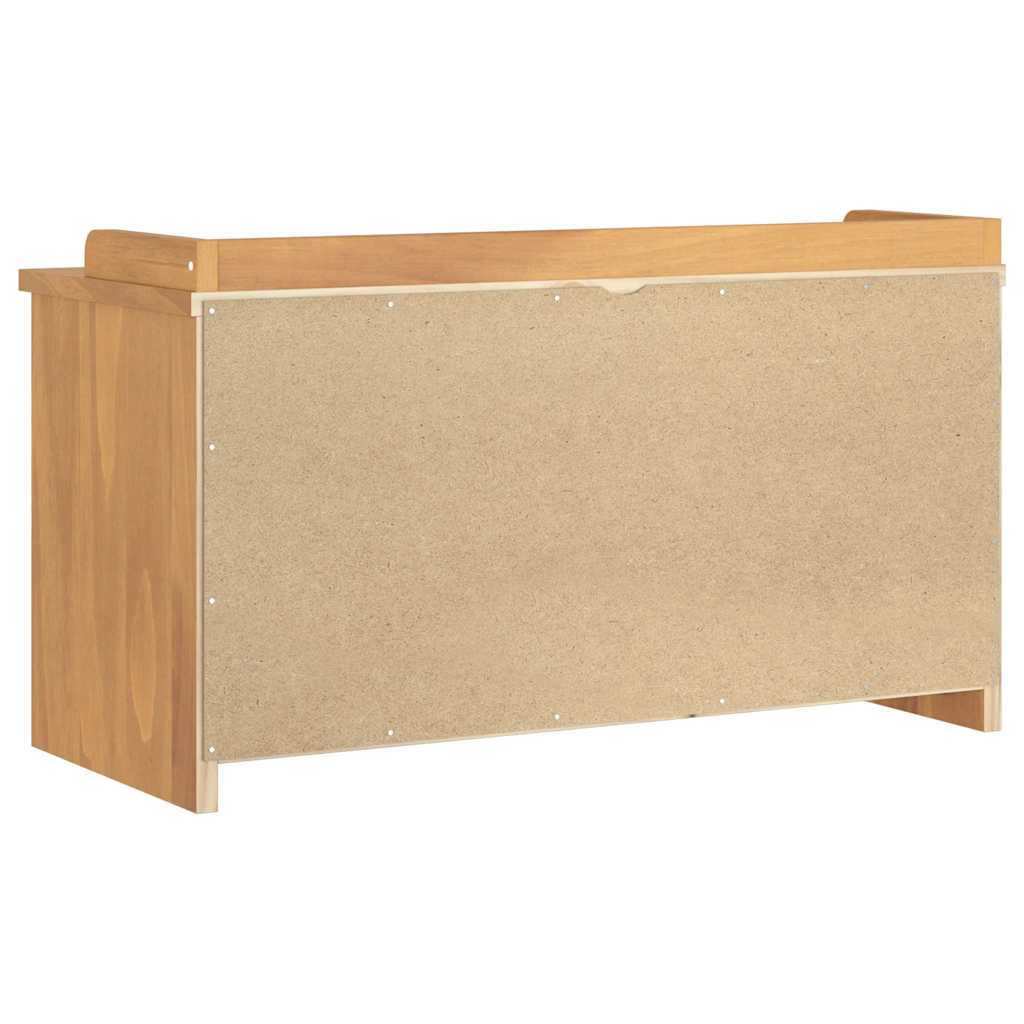 vidaXL Hallway Bench SANDNES 87x40x50 cm solid pine wood