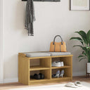 vidaXL Hallway Bench SANDNES 87x40x50 cm solid pine wood