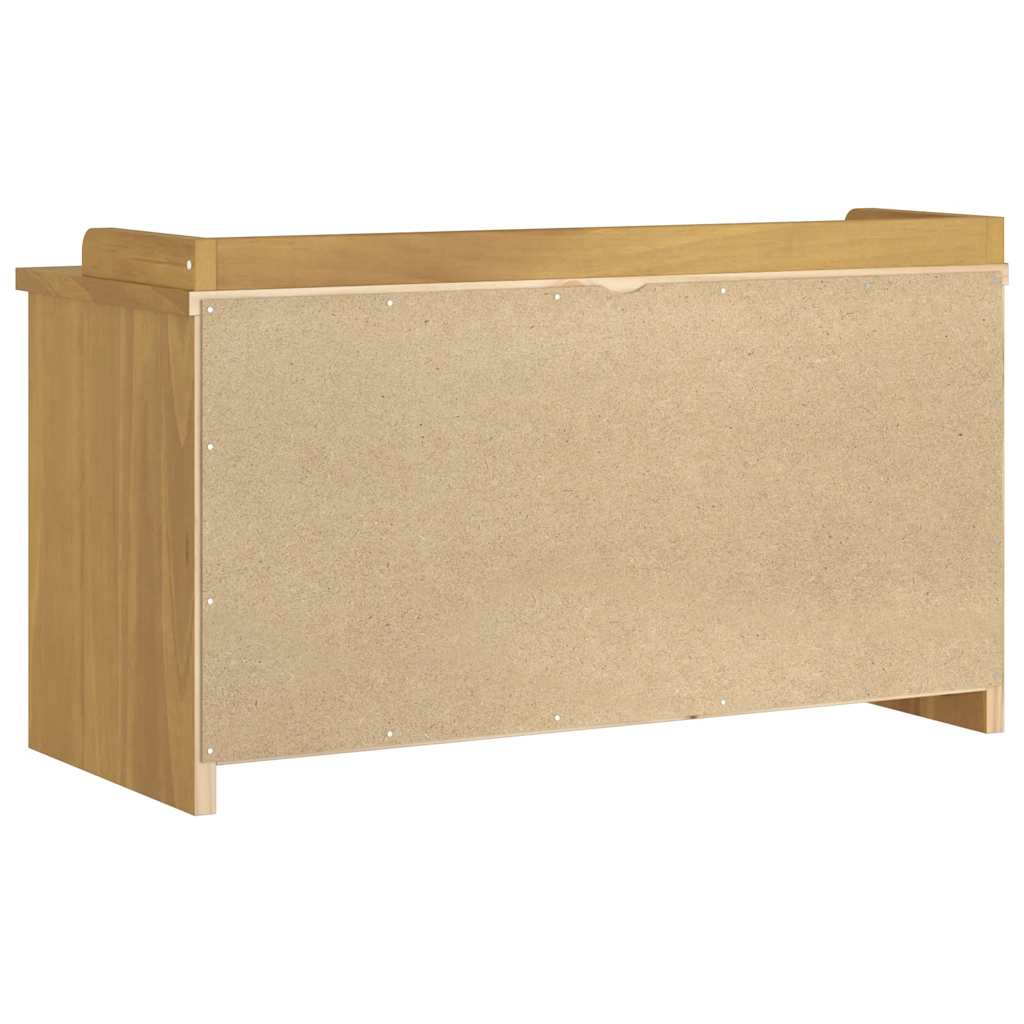 vidaXL Gangbankje SANDNES 87x40x50 cm massief grenenhout