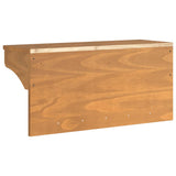 vidaXL Wandkapstok SANDNES 87x30x42 cm massief grenenhout