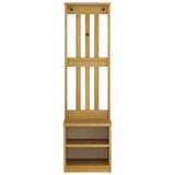 vidaXL Coat Rack SANDNES 45x40x159.5 cm Solid Pine Wood