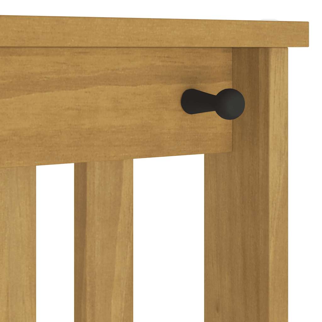 vidaXL Coat Rack SANDNES 45x40x159.5 cm Solid Pine Wood