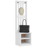 vidaXL Coat Rack SANDNES 45x40x159.5 cm Solid Pine Wood
