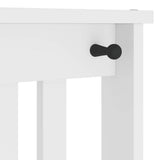 vidaXL Kapstok SANDNES 45x40x159,5 cm massief grenenhout