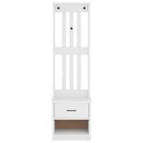 vidaXL Kapstok SANDNES 45x40x159,5 cm massief grenenhout