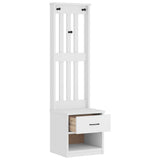 vidaXL Kapstok SANDNES 45x40x159,5 cm massief grenenhout