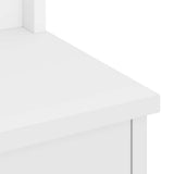 vidaXL Kapstok SANDNES 45x40x159,5 cm massief grenenhout