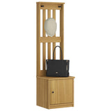 vidaXL Kapstok SANDNES 45x40x159,5 cm massief grenenhout