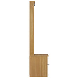 vidaXL Kapstok SANDNES 45x40x159,5 cm massief grenenhout