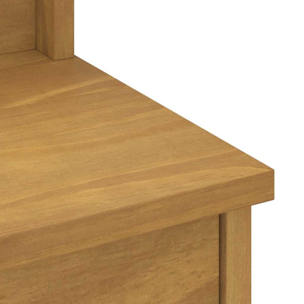 vidaXL Kapstok SANDNES 45x40x159,5 cm massief grenenhout