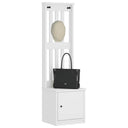 vidaXL Kapstok SANDNES 45x40x159,5 cm massief grenenhout