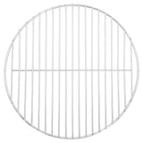 vidaXL Barbecuerooster rond Ø34,5 cm 304 roestvrij staal
