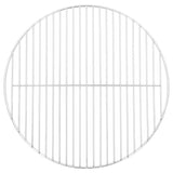 vidaXL Barbecuerooster rond Ø34,5 cm 304 roestvrij staal