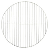 vidaXL Barbecuerooster rond Ø34,5 cm 304 roestvrij staal