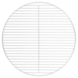 vidaXL Barbecuerooster rond Ø34,5 cm 304 roestvrij staal