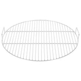 vidaXL Barbecuerooster met handgrepen rond Ø44,5 cm 304 roestvrijstaal