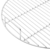 vidaXL Barbecuerooster met handgrepen rond Ø44,5 cm 304 roestvrijstaal