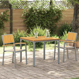 vidaXL Stacking Chair 6 pcs Brown 56 x 57 x 87 cm Solid Acacia Wood