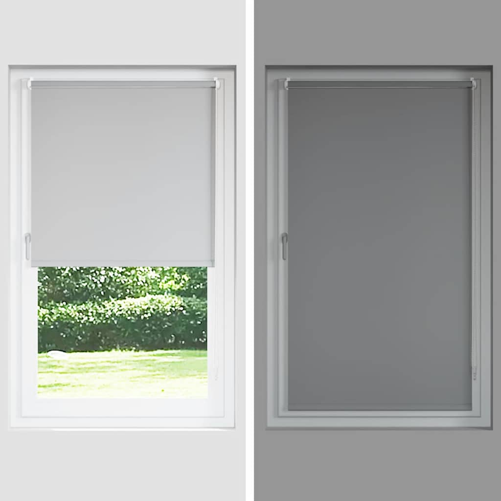 vidaXL Rolgordijn verduisterend 40x130cm stofbreedte 35,7 cm polyester