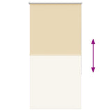 vidaXL Rolgordijn verduisterend 40x130cm stofbreedte 35,7 cm polyester