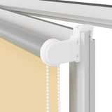 vidaXL Blackout Roller Blind 105x130 cm fabric width 100.7 cm beige