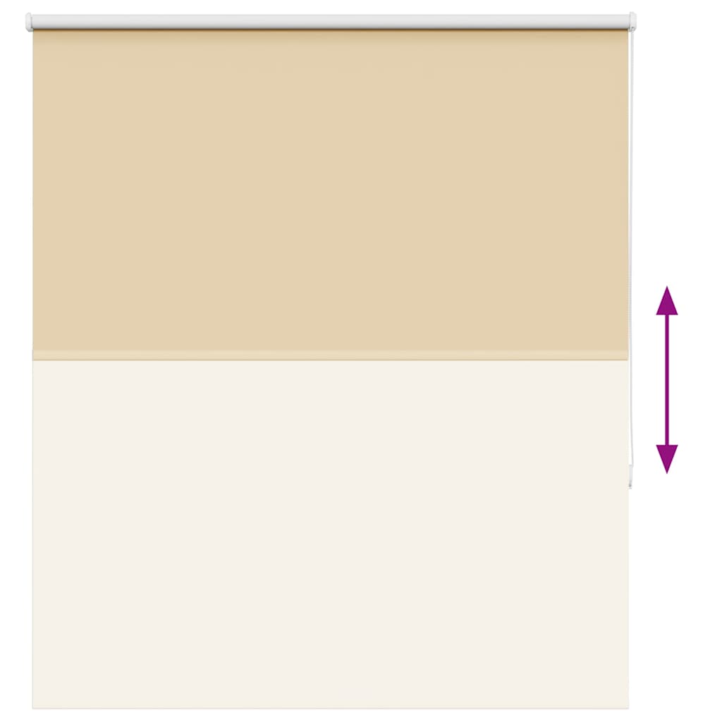 vidaXL Blackout Roller Blind 105x130 cm fabric width 100.7 cm beige