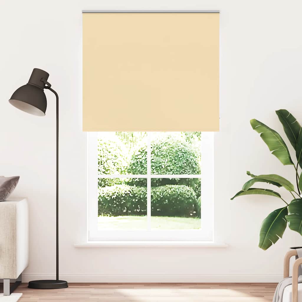 vidaXL Blackout Roller Blind 105x130 cm fabric width 100.7 cm beige
