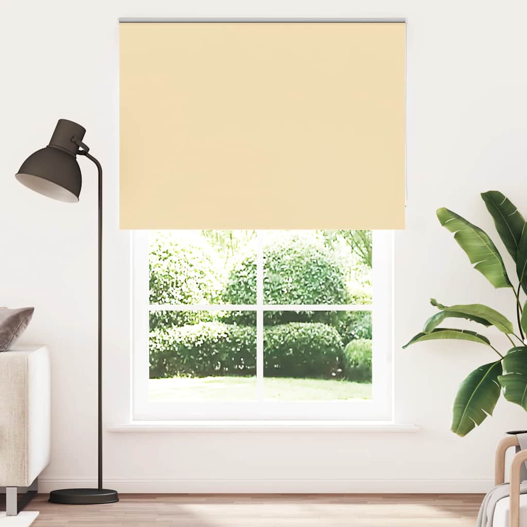 vidaXL Blackout Roller Blind 105x130 cm fabric width 100.7 cm beige