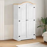 vidaXL Kledingkast Corona 102x52x186 cm massief grenenhout