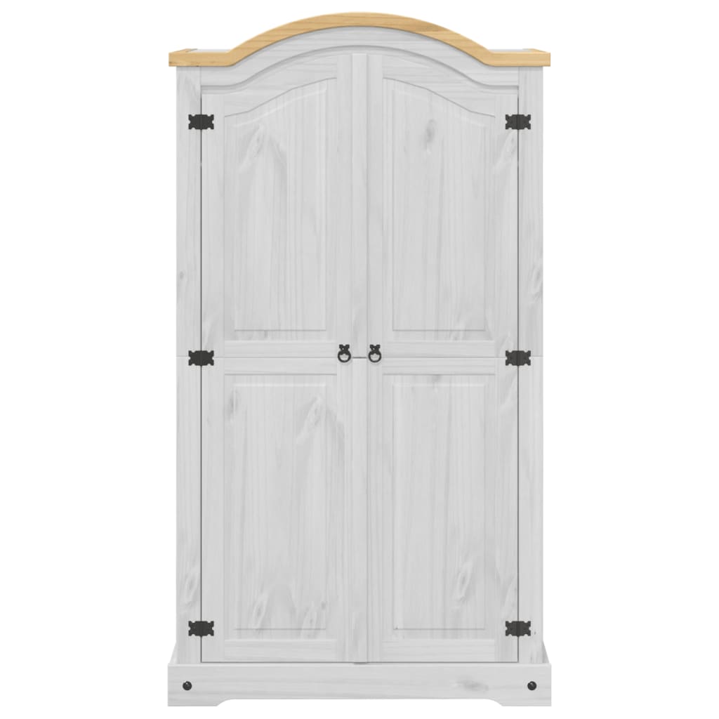 vidaXL Kledingkast Corona 102x52x186 cm massief grenenhout