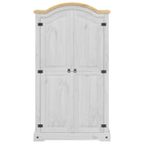 vidaXL Kledingkast Corona 102x52x186 cm massief grenenhout