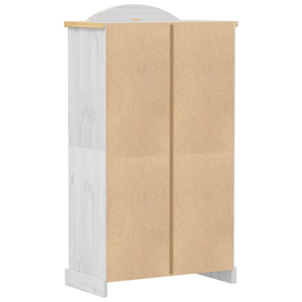 vidaXL Kledingkast Corona 102x52x186 cm massief grenenhout