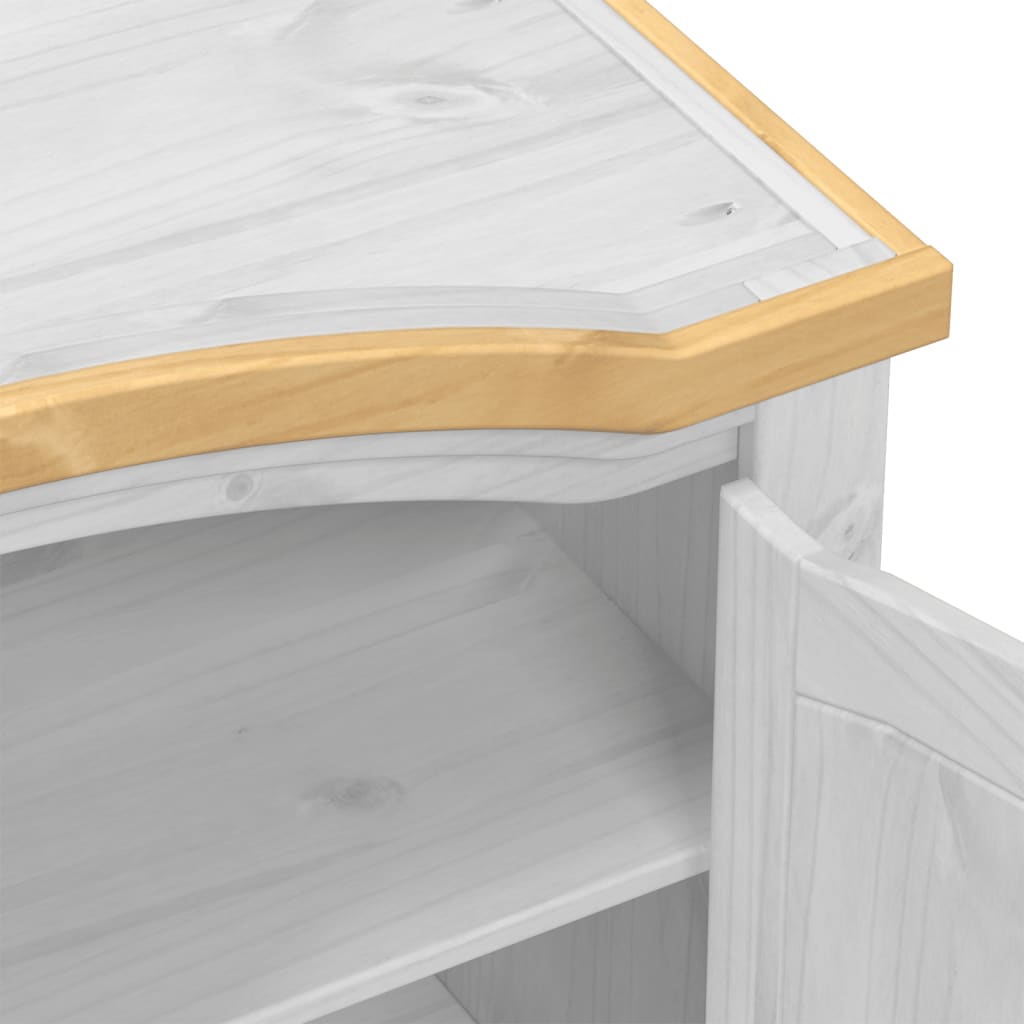 vidaXL Kledingkast Corona 102x52x186 cm massief grenenhout