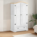 vidaXL Kledingkast Corona 102x52x186 cm massief grenenhout
