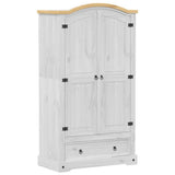 vidaXL Kledingkast Corona 102x52x186 cm massief grenenhout