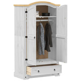 vidaXL Kledingkast Corona 102x52x186 cm massief grenenhout