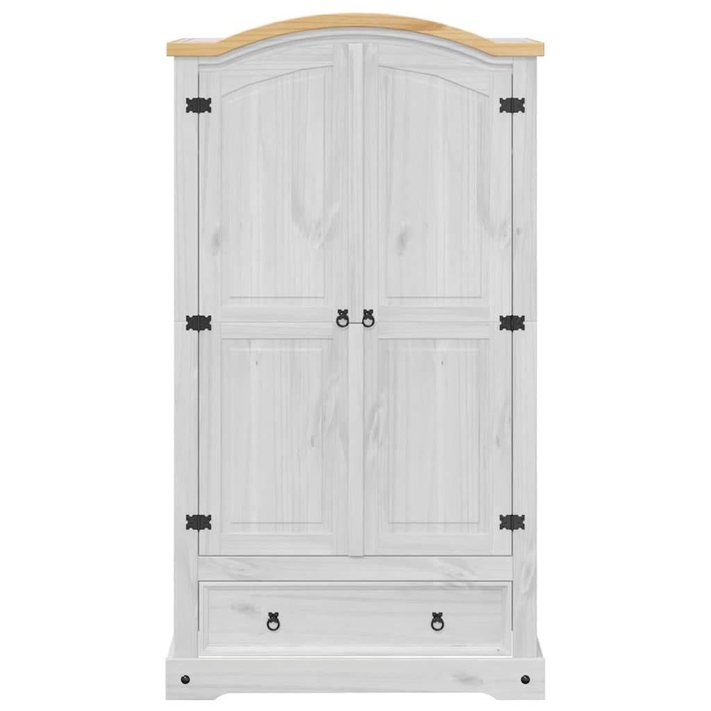 vidaXL Kledingkast Corona 102x52x186 cm massief grenenhout