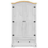 vidaXL Kledingkast Corona 102x52x186 cm massief grenenhout
