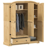 vidaXL Kledingkast Corona 151,5x52x186 cm massief grenenhout