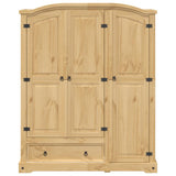 vidaXL Kledingkast Corona 151,5x52x186 cm massief grenenhout
