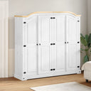 vidaXL Kledingkast Corona 194x52x186 cm massief grenenhout