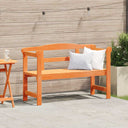 vidaXL Garden Storage Bench Natural 119 x 44 x 76 cm Solid Pinewood