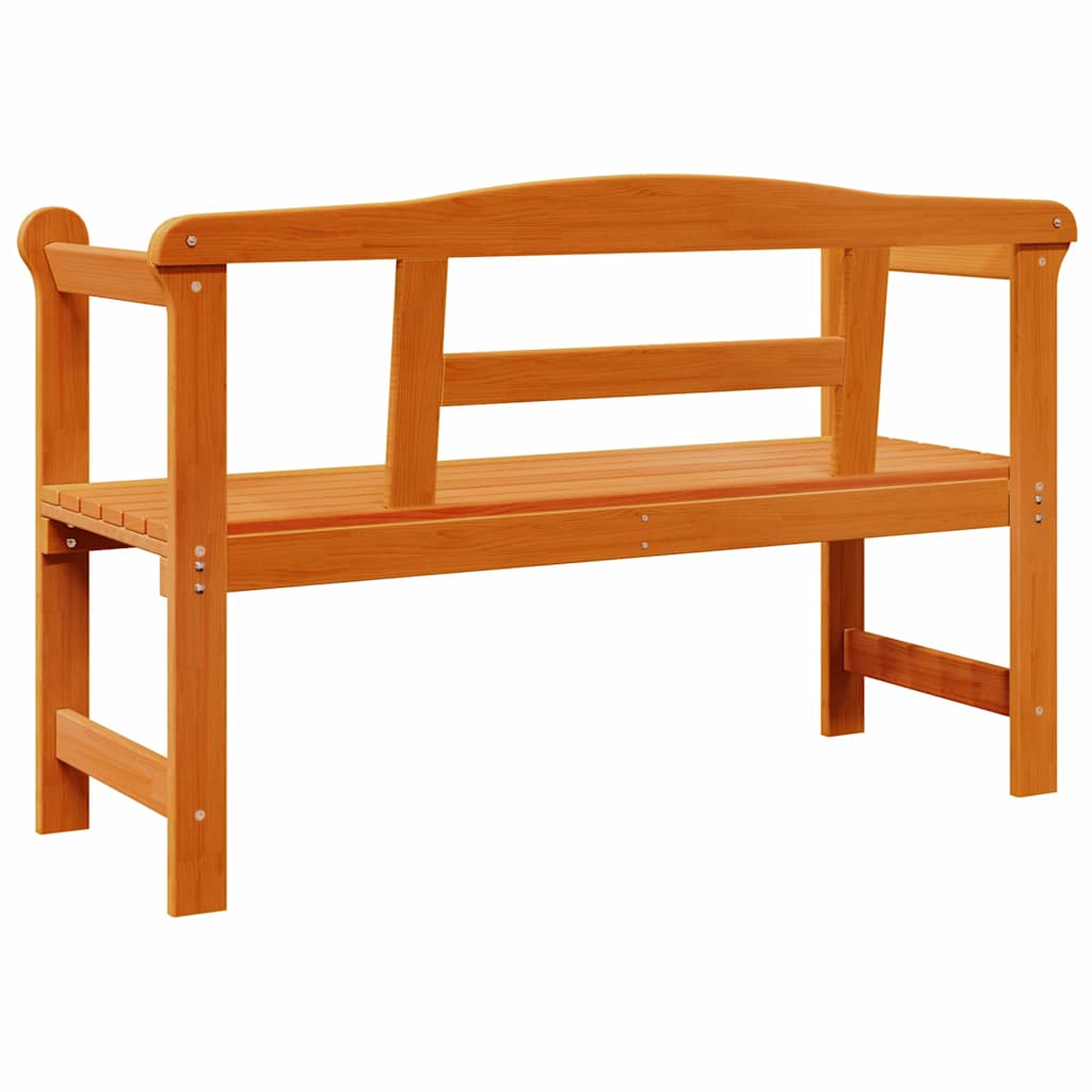 vidaXL Garden Storage Bench Natural 119 x 44 x 76 cm Solid Pinewood
