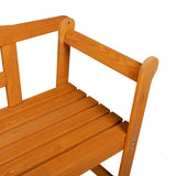 vidaXL Garden Storage Bench Natural 119 x 44 x 76 cm Solid Pinewood