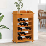 vidaXL Wijnrek Naturel 58 x 28 x 90 cm Massief grenenhout