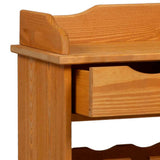 vidaXL Wijnrek Naturel 58 x 28 x 90 cm Massief grenenhout