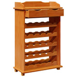 vidaXL Wijnrek Naturel 58 x 28 x 90 cm Massief grenenhout