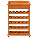 vidaXL Wijnrek Naturel 58 x 28 x 90 cm Massief grenenhout
