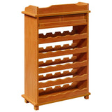 vidaXL Wijnrek Naturel 58 x 28 x 90 cm Massief grenenhout