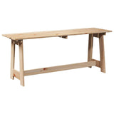 vidaXL Tuinbank Naturel 119 x 47 x 35 cm Massief grenenhout